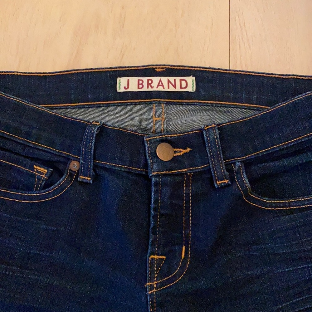 J brand 910 skinny leg in blue, 26.
